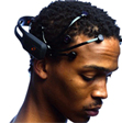 head with mindcontrolling headset